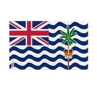 Drapeau Territoire britannique océan Indien Plusieurs Tailles en Polyester 160x240cm 5. 1 œillet chaque coin