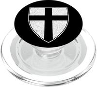 Drapeau teutonique de l'ordre Croix Chevalier Insigne Bras Bouclier PopSockets PopGrip pour MagSafe