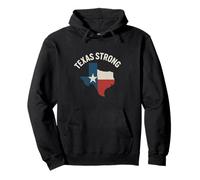 Drapeau Texas Fort Contour Couleurs Support Design Sweat à Capuche