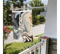 Drapeau texturé abstrait en marbre encre, 61 x 01 cm, pour extérieur et intérieur, printemps, été, automne, hiver, drapeaux de jardin avec œillets verticaux double face, drapeaux de vacances pour