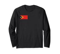 Drapeau timorais du Timor Oriental Manche Longue