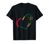 Drapeau togo coeur togolais racines togolaises fierté togolaise T-Shirt