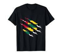 Drapeau Togo Griffe Togolaise Fierté Togolaise Racines Togolais Drapeau Togolais T-Shirt