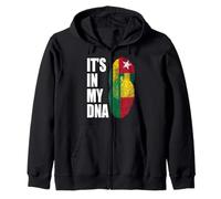 Drapeau Togolais et Bénin Mix Heritage DNA Sweat à Capuche