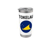 Drapeau Tokelau moderne Gobelet isotherme en acier inoxydable double paroi