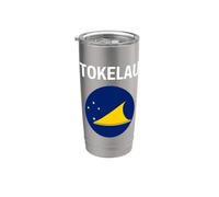 Drapeau Tokelau moderne Gobelet isotherme en acier inoxydable double paroi