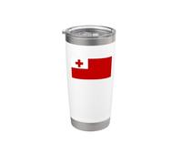 Drapeau Tonga des Tonga Gobelet isotherme en acier inoxydable double paroi