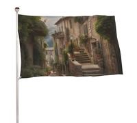 Drapeau toscane de l'Italie 152,4 x 243,8 cm pour extérieur, double face, drapeaux de bienvenue, bannière de décoration pour cour, porche, pelouse