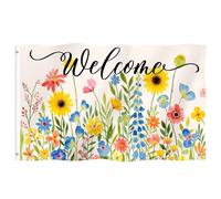 Drapeau Tournesol sauvage Bannière Arredamento | Drapeau De Jardin Durable extérieur drapeaux pour Jardin Patio Balcon