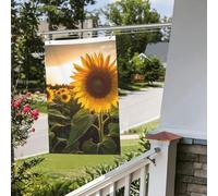Drapeau tournesols 61 x 91 cm pour extérieur et intérieur - Pour le printemps, l'été, l'automne et l'hiver - Drapeaux de jardin avec œillets verticaux double face pour décorations de cour