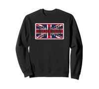 Drapeau Traditionnel Britannique Bleu/Rouge/Blanc fanatiques du Royaume-Uni Sweatshirt