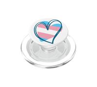 Drapeau Transgenre Pride Heart Subtil LGBTQ Trans Gay MTF FTM PopSockets PopGrip pour MagSafe