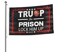 Drapeau Trump Pour L'Emprisonnement Décoration Bannière Décoratif Imprimé Drapeaux Pour Toutes Les Saisons Vacances Fêtes 90X150Cm