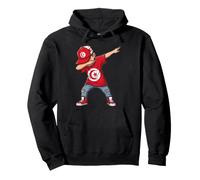 Drapeau Tunisie Dab Pose Cartoon Jeunesse Sweat à Capuche