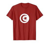 Drapeau Tunisie Drapeau Tunisien Drapeau Tunisia Drapeau Femme Homme T-Shirt