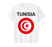 Drapeau Tunisie Moderne T-Shirt Graphique avec Valeur