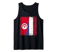 Drapeau Tunisie Pays-Bas | Tunisian Dutch Roots Débardeur