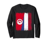 Drapeau Tunisie Pays-Bas | Tunisian Dutch Roots Manche Longue