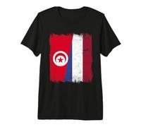 Drapeau Tunisie Pays-Bas | Tunisian Dutch Roots T-Shirt Haut de Gamme