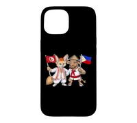 Drapeau Tunisie Philippines Racines tunisiennes philippin Coque pour iPhone 15
