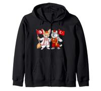 Drapeau Tunisie Turquie Racines tunisiennes Fier Turc Sweat à Capuche