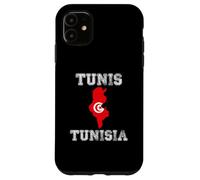 Drapeau Tunisie Vieilli Tunis Pride Coque pour iPhone 11