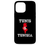 Drapeau Tunisie Vieilli Tunis Pride Coque pour iPhone 13 Pro Max