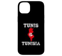 Drapeau Tunisie Vieilli Tunis Pride Coque pour iPhone 14 Plus