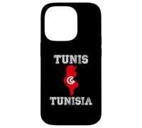 Drapeau Tunisie Vieilli Tunis Pride Coque pour iPhone 14 Pro