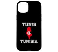 Drapeau Tunisie Vieilli Tunis Pride Coque pour iPhone 15 Plus