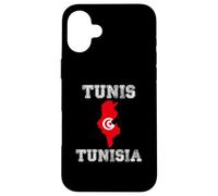 Drapeau Tunisie Vieilli Tunis Pride Coque pour iPhone 16 Plus