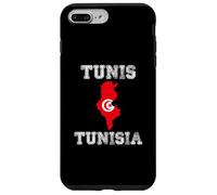 Drapeau Tunisie Vieilli Tunis Pride Coque pour iPhone 7 Plus/8 Plus