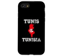 Drapeau Tunisie Vieilli Tunis Pride Coque pour iPhone SE (2020) / 7/8
