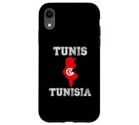 Drapeau Tunisie Vieilli Tunis Pride Coque pour iPhone XR