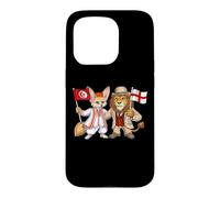 Drapeau Tunisien Anglais Angleterre Tunisie Royaume-Uni Coque pour iPhone 15 Pro