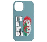 Drapeau tunisien et algérien mélange patrimoine ADN Coque pour iPhone 14
