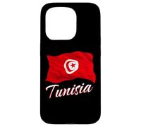 Drapeau tunisien patriotique africain pour hommes, femmes, enfants Coque pour iPhone 15 Pro