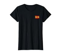 Drapeau TVK T-Shirt, Femme, Noir, L