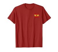 Drapeau TVK T-Shirt, Homme, Canneberge, L