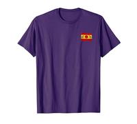 Drapeau TVK T-Shirt, Homme, Violet, XL