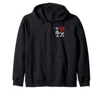 Drapeau TX « I Love Texas I Heart TX » The Lonestar State Love Pride Sweat à Capuche
