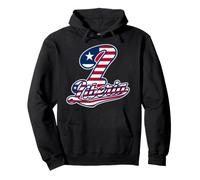 Drapeau typographique du Libéria - Fierté Patriotique Sweat à Capuche