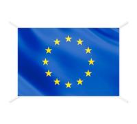 Drapeau UE officiel - Drapeaux du Monde pour intérieur et extérieur, drapeaux décoratifs et collection, drapeau francais inclus - Taille 144x93 cm
