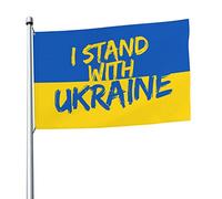 Drapeau Ukraine Bannières Avec Œillets Décoratif Drapeau Maison Pour Vacances Chambres Dortoirs 90X150Cm