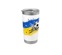 Drapeau Ukraine Ukrainien Enfants Garçons Gobelet isotherme en acier inoxydable double paroi