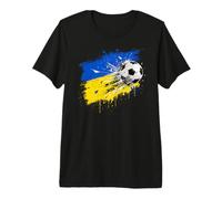 Drapeau Ukraine Ukrainien Enfants Garçons T-Shirt Haut de Gamme