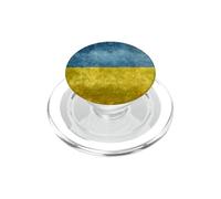 Drapeau ukrainien de Style Grungy ukrainien PopSockets PopGrip pour MagSafe