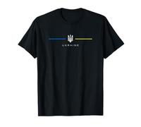 Drapeau ukrainien Tryzub Ukraine - I Stand With Ukraine T-Shirt