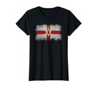 Drapeau Ulster de l'Irlande du Nord Style Grungy T-Shirt Graphique avec Valeur