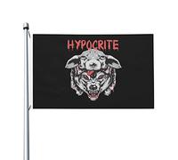 Drapeau Un loup déguisé en agneau extérieur drapeaux